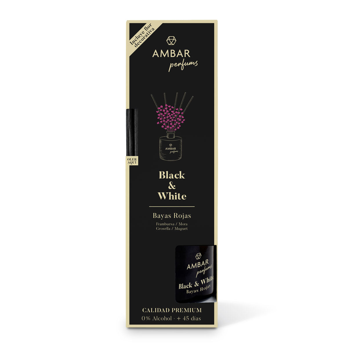 MIKADO BLACK & WHITE AMBAR