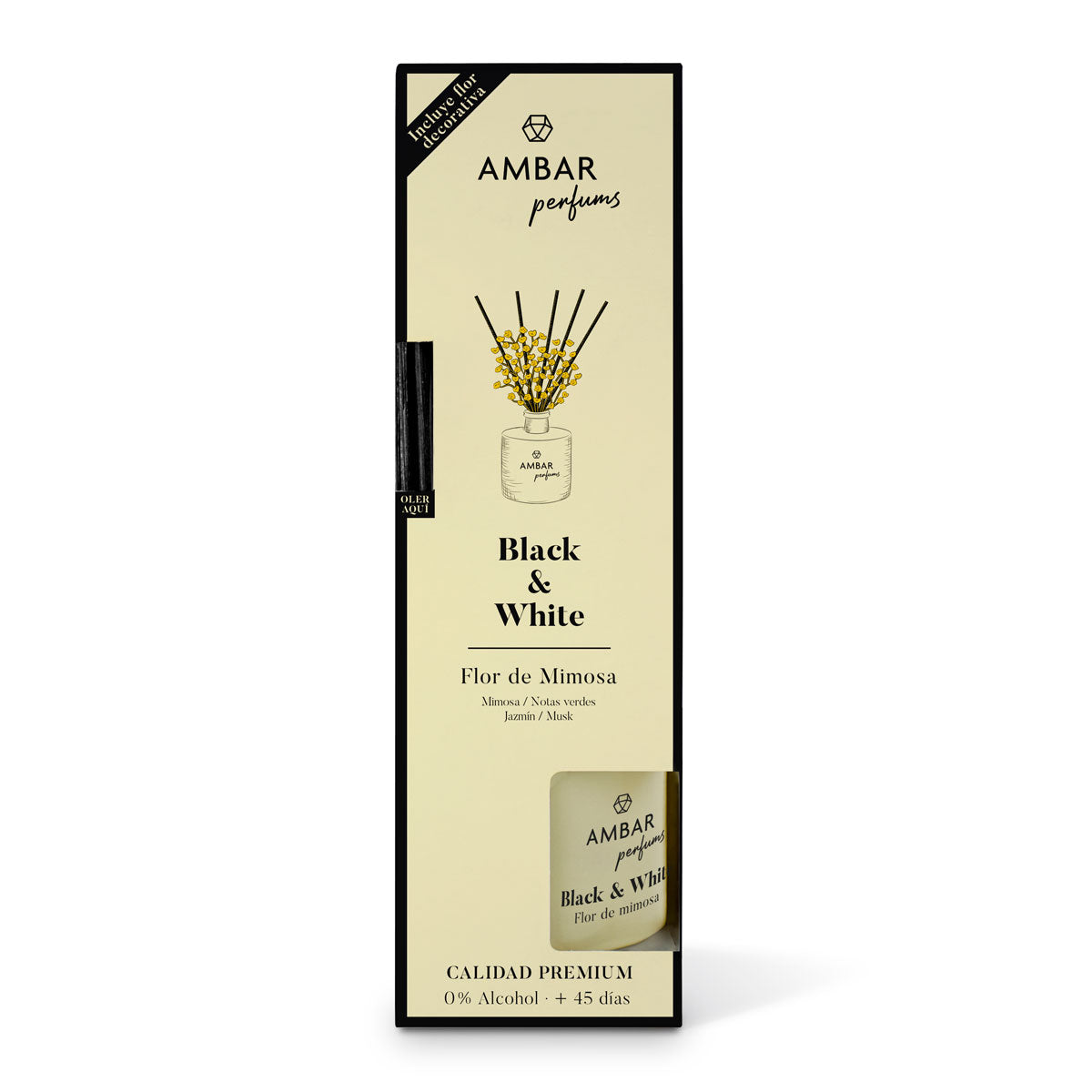 MIKADO BLACK & WHITE AMBAR