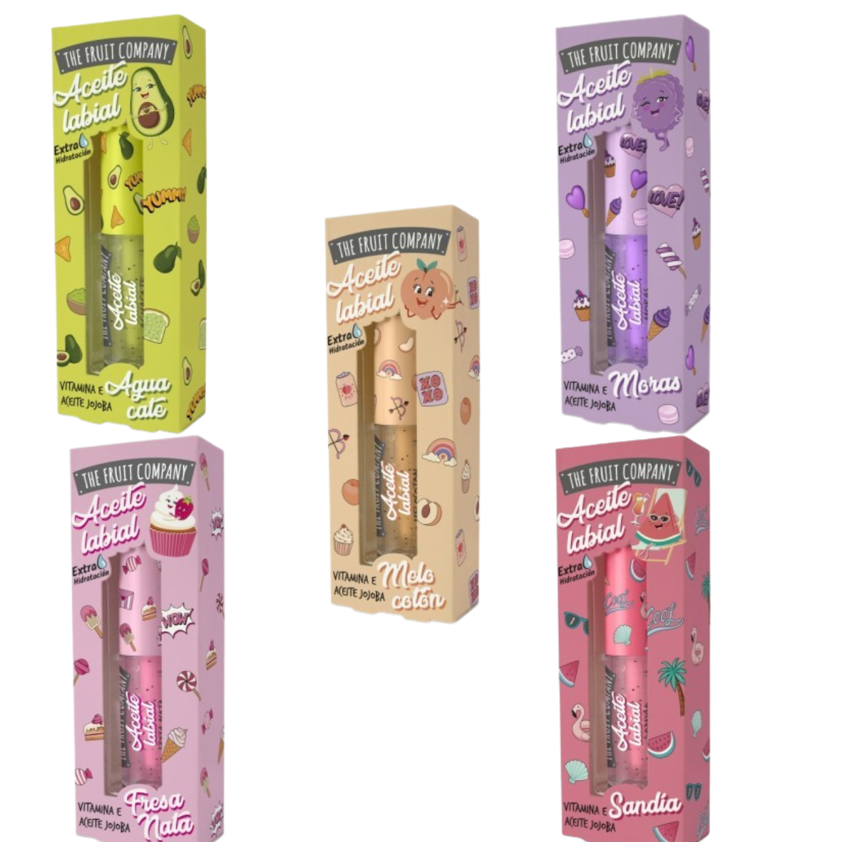 ACEITE LABIAL THE FRUIT COMPANY
