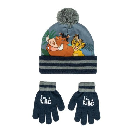 CONJUNTO 2 PIEZAS (GORRO Y GUANTES) MINNIE O REY LEÓN