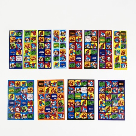 PACK 1000 PEGATINAS MARVEL