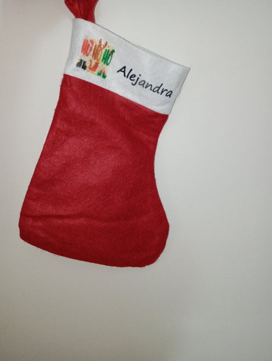 CALCETÍN NAVIDAD PERSONALIZADO