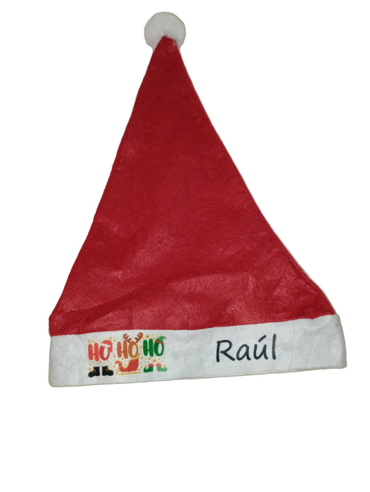 GORRO NAVIDAD PERSONALIZABLE
