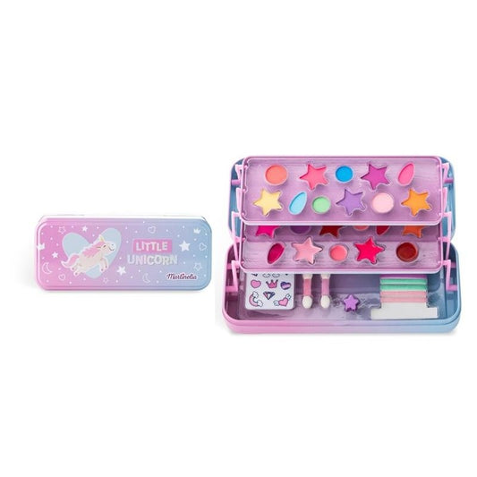 CAJA MAQUILLAJE 3 NIVELES LITTLE UNICORN MARTINELIA