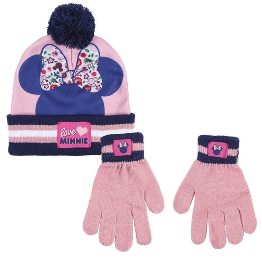 CONJUNTO 2 PIEZAS (GORRO Y GUANTES) MINNIE