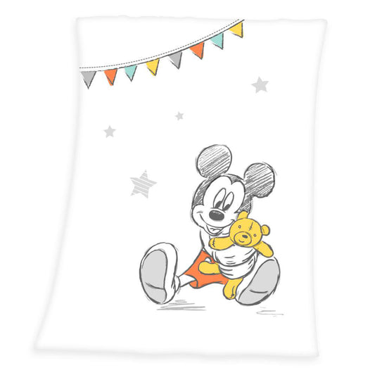 MANTA BEBÉ SUAVE MINNIE O MICKEY